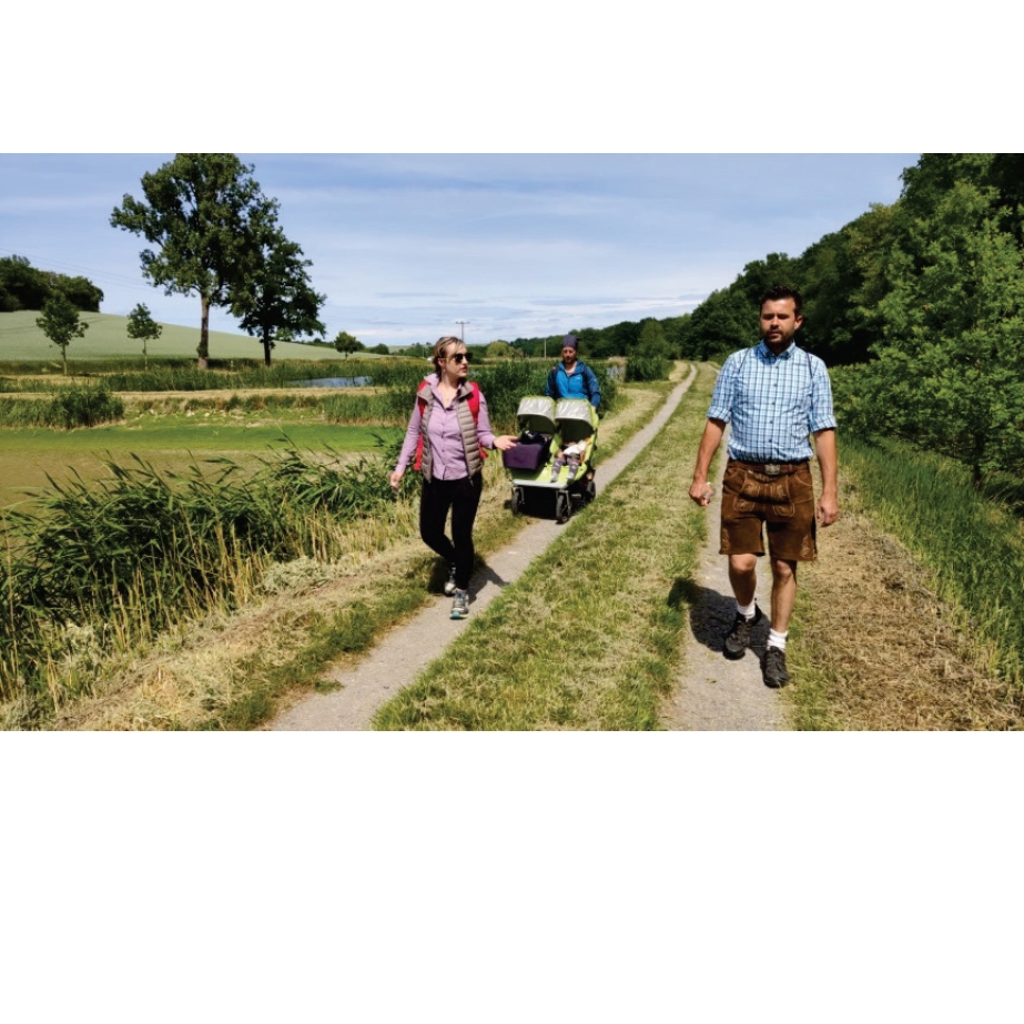 Picknickrucksack für 4 Personen - Wanderung mit dem virtuellen Winzer